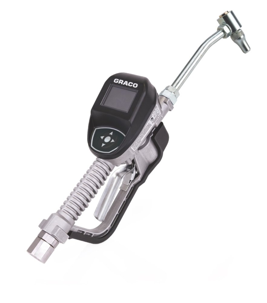 Серия SDP8 — электронный расходомер с предустановками для трансмиссионного масла — жесткая удлинительная насадка — впуск 1/2"