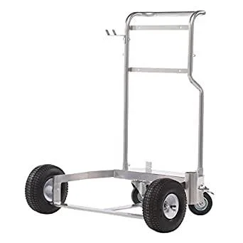 Тележка на надувных колесах для емкостей на 55 галлонов, в комплекте с цепью для крепления емкости к тележке