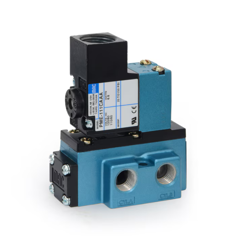 Пневматические электромагнитные клапаны 35024 для однолинейных систем смазки