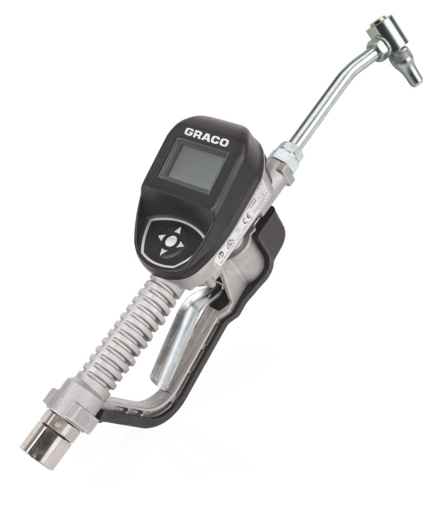 Серия SDM8 — электронный ручной расходомер для трансмиссионного масла — жесткая удлинительная насадка — впуск 1/2"