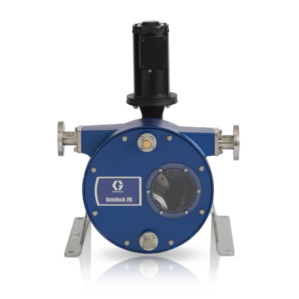 Перистальтический шланговый насос SoloTech™ 26 из натурального каучука, штуцер из нержавеющей стали 316 и мотор BLDC