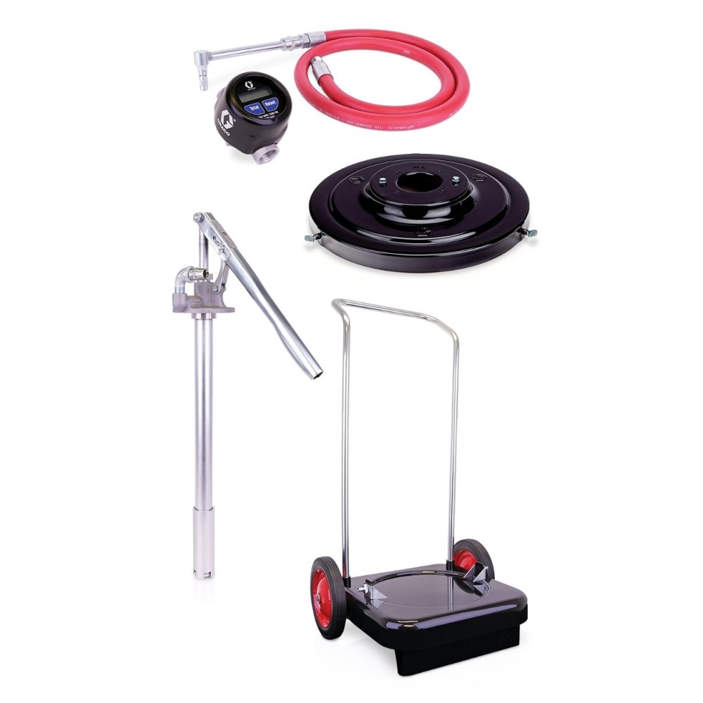 Ручной дозирующий насос для трансмиссионного масла 16 галлонов (60 литров) с расходомером – портативный комплект