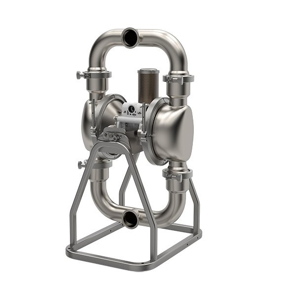 Мембранные насосы с пневматическим приводом SaniForce, соответствующие стандарту 3A