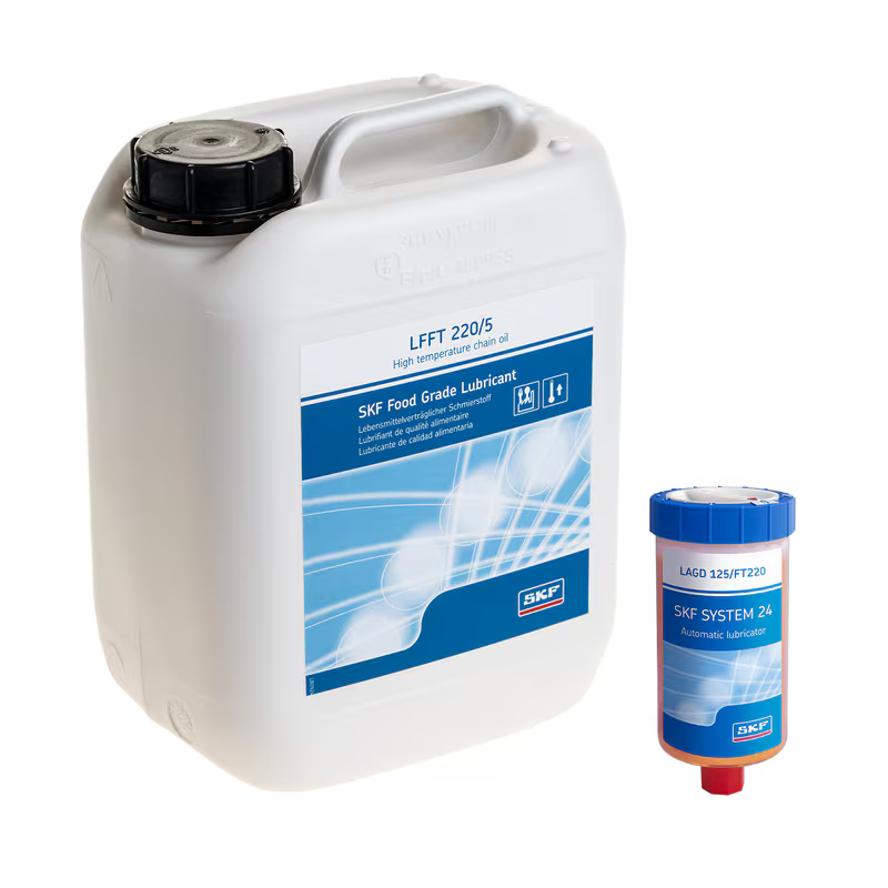 LFFT 220. Совместимое с пищевыми продуктами высокотемпературное масло для цепей