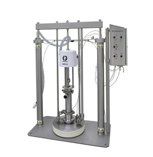 Рамная система SaniForce, рама из нержавеющей стали, соотношение 5:1, надувная уплотнительная манжета, пневмоуправление в закрытом исполнении