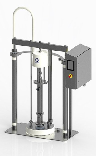 Система SaniForce на раме, рама из нержавеющей стали, соотношение 5:1, надувная уплотнительная манжета, электронный блок управления