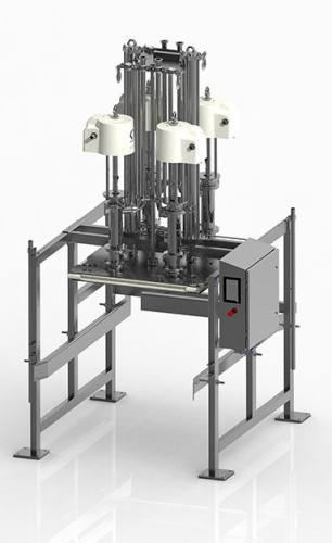 Система перекачивания материала из контейнеров SaniForce, 4 насоса, соотношение 12:1, пластина Arena, электронный блок управления