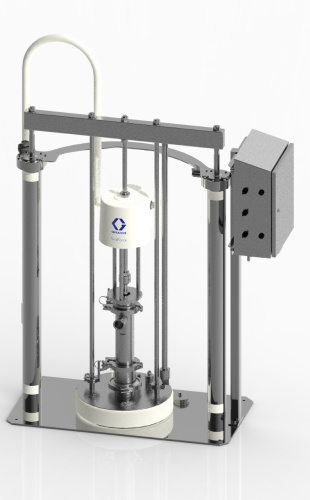 Рамная система SaniForce, рама из нержавеющей стали, соотношение 12:1, надувная уплотнительная манжета, пневмоуправление в закрытом исполнении