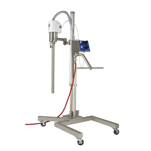 Поршневой насос SaniForce с соотношением 6:1 и уплотнениями из фторопласта для перекачивания жидкостей низкой и средней вязкости в областях применения, требующих соблюдения санитарных норм