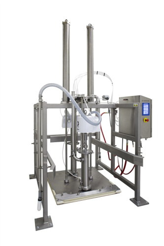 Система перекачивания материала из контейнеров SaniForce, 2 насоса, соотношение 5:1, пластина Spacekraft, электронный блок управления